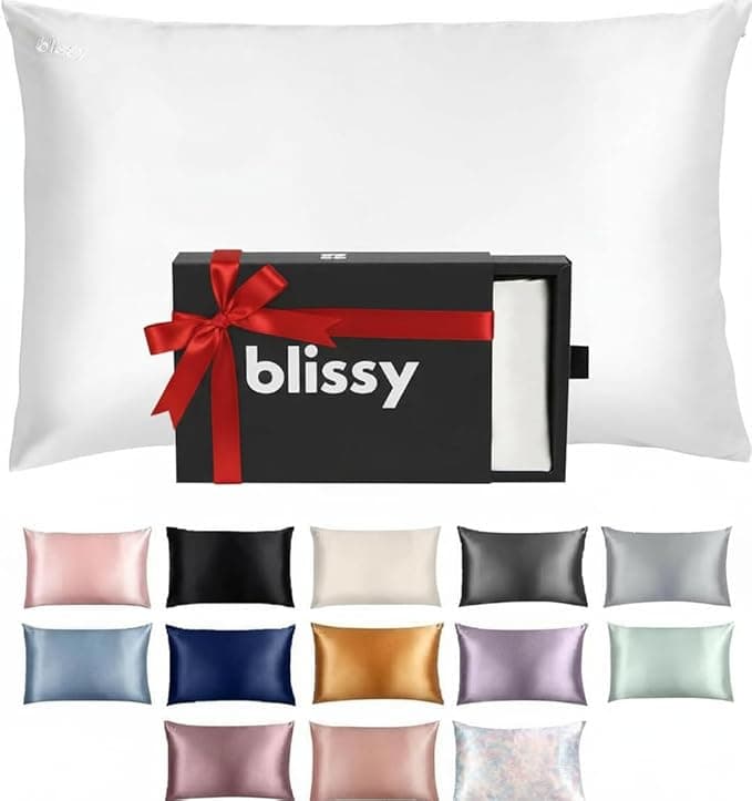 Blissy Silk Pillowcase - 100% Pure Mulberry Silk 22 Momme