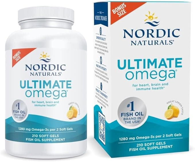 Nordic Naturals Ultimate Omega — 1280mg Fish Oil