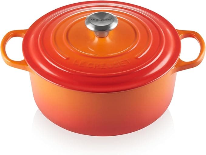 Le Creuset Enameled Cast Iron Signature Round Dutch Oven, 5.5 qt., Fla