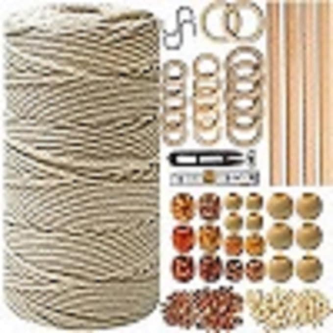 Tephran Macrame Kit for Beginners 227pcs