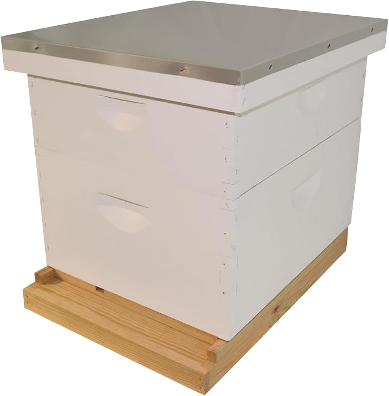 Mann Lake Complete Hive Kit Combo, 1 Deep and 1 Medium Super Box, Quality Pine, Made in USA, 10 Frame, Painted