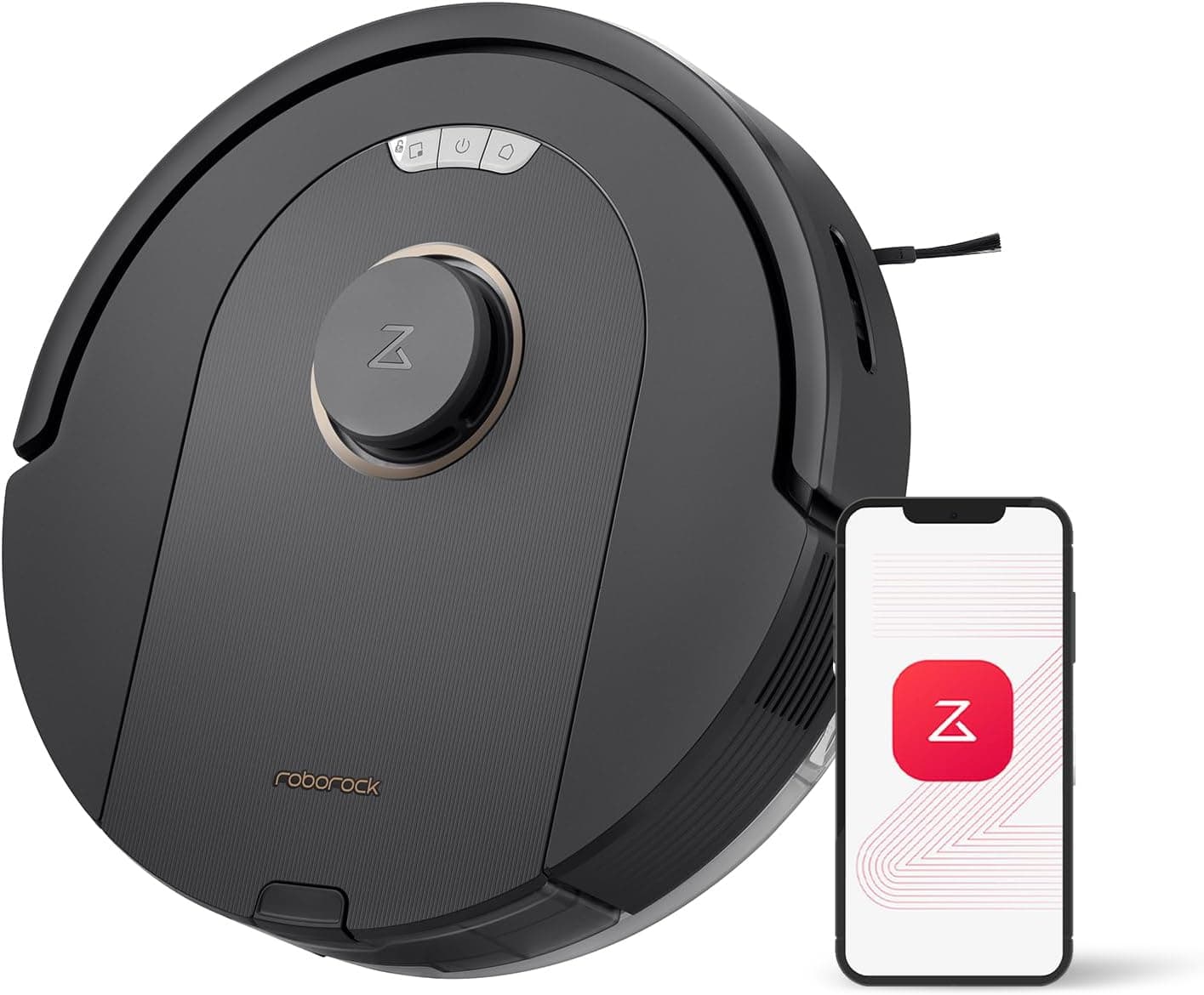 Roborock Q5 Pro Robot Vacuum and Mop Combo, 5500Pa Suction, DuoRoller Brush, LiDAR Navigation