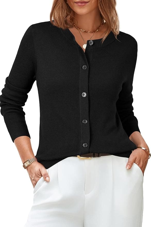 Arach&Cloz Women's Lightweight Business Casual Blazer