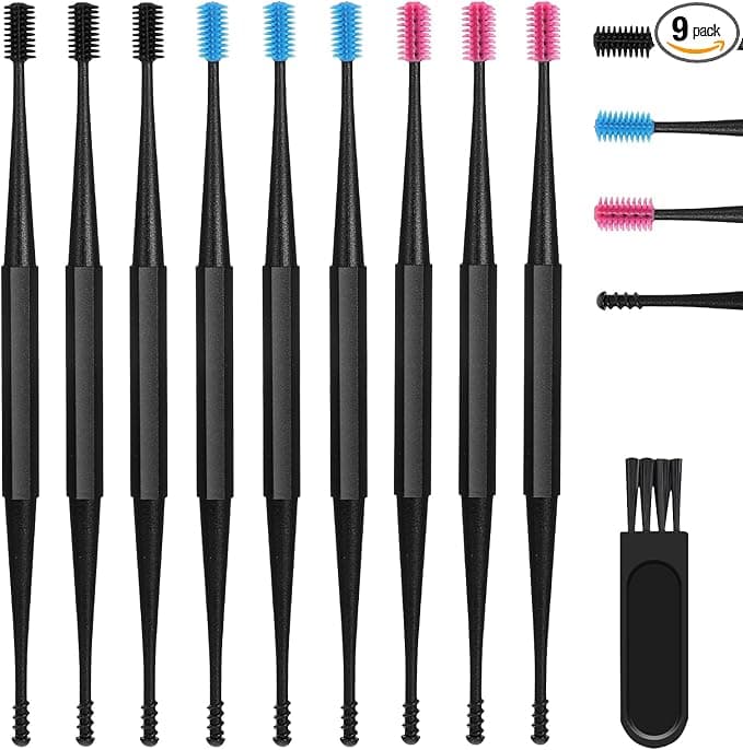 Oruola 9-Piece Silicone Ear Wax Removal Tool Set