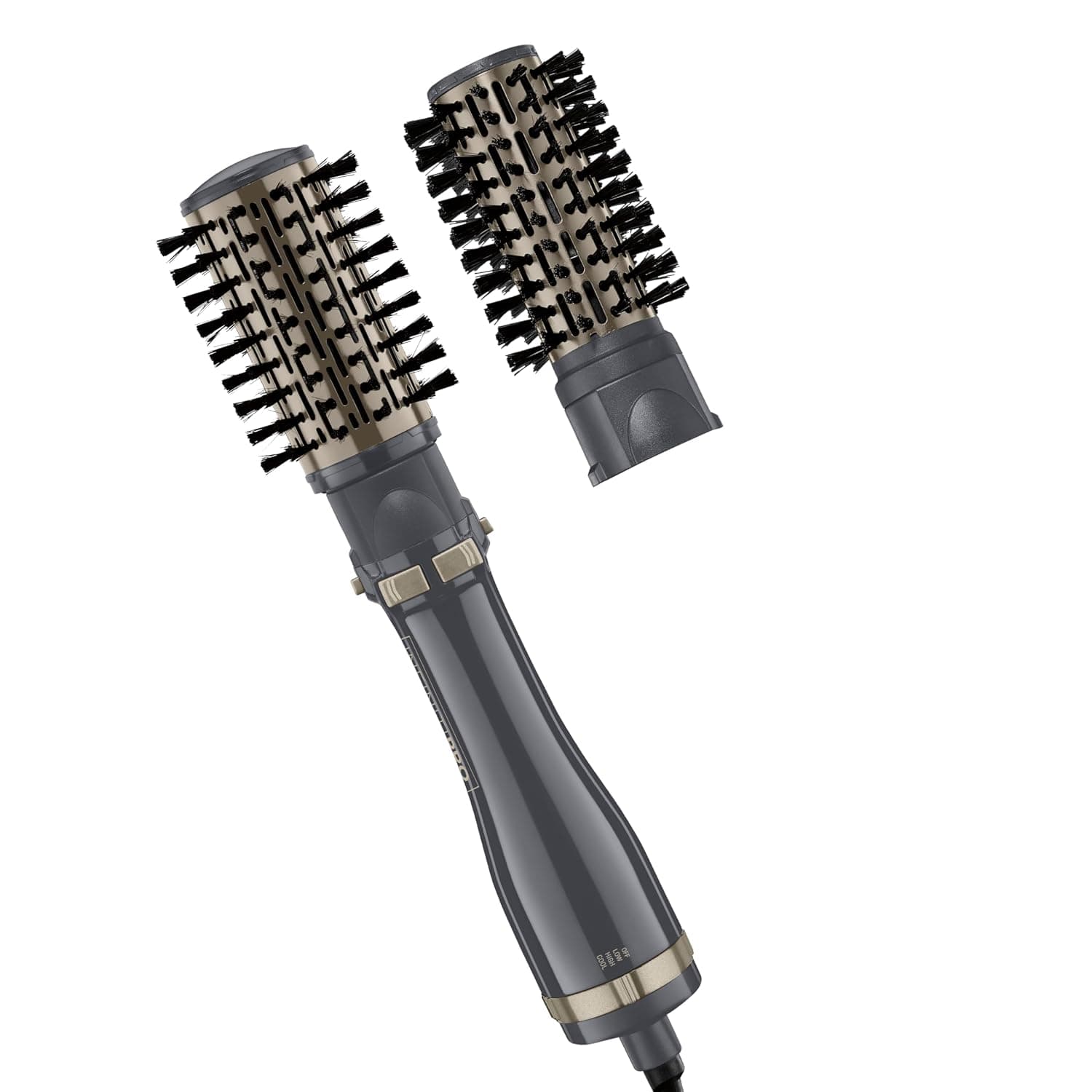 INFINITIPRO BY CONAIR Spin Air Rotating Styler/Hot Air Brush, 2-inch, Black