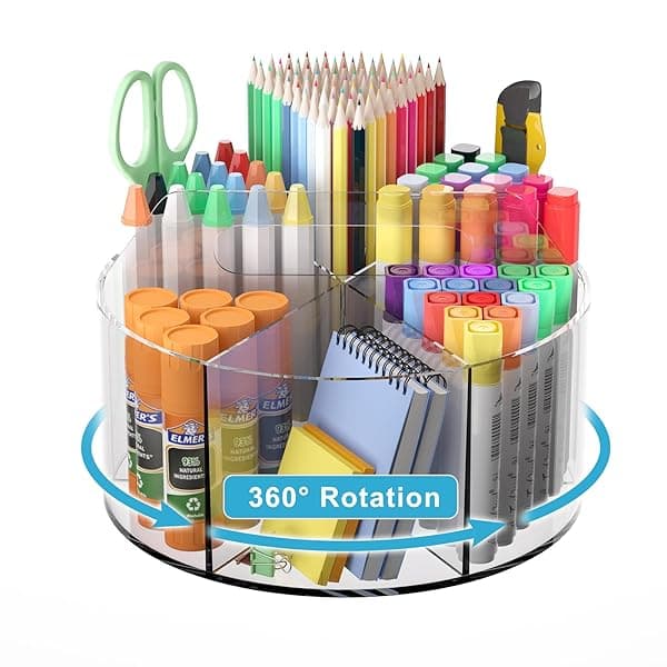 Rotating Art Supply Organizer