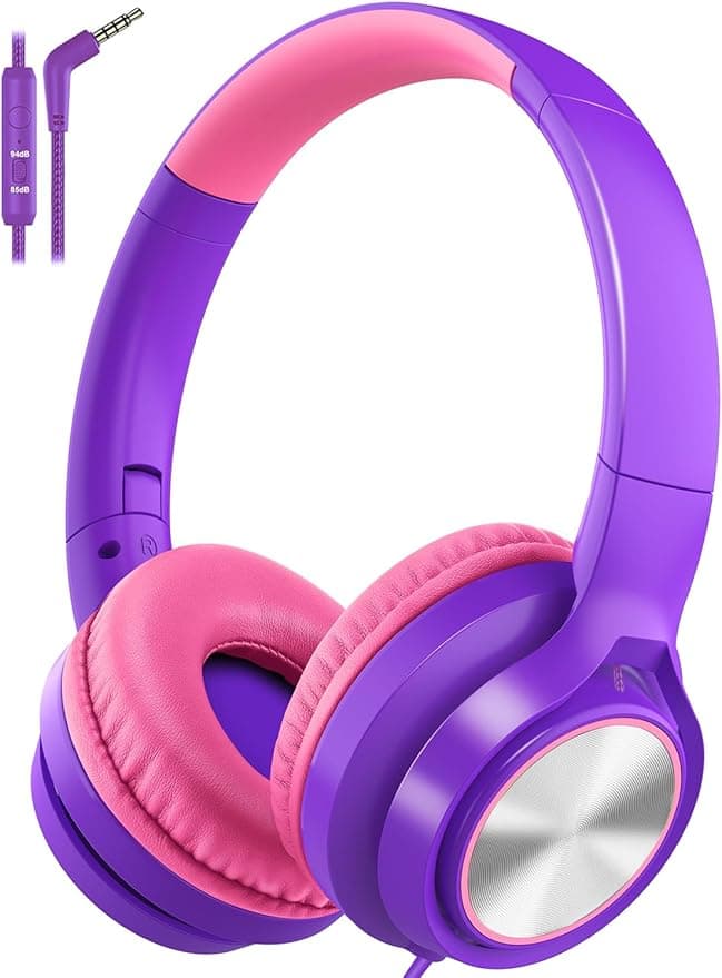 Kids Headset with Microphone for Online Learning