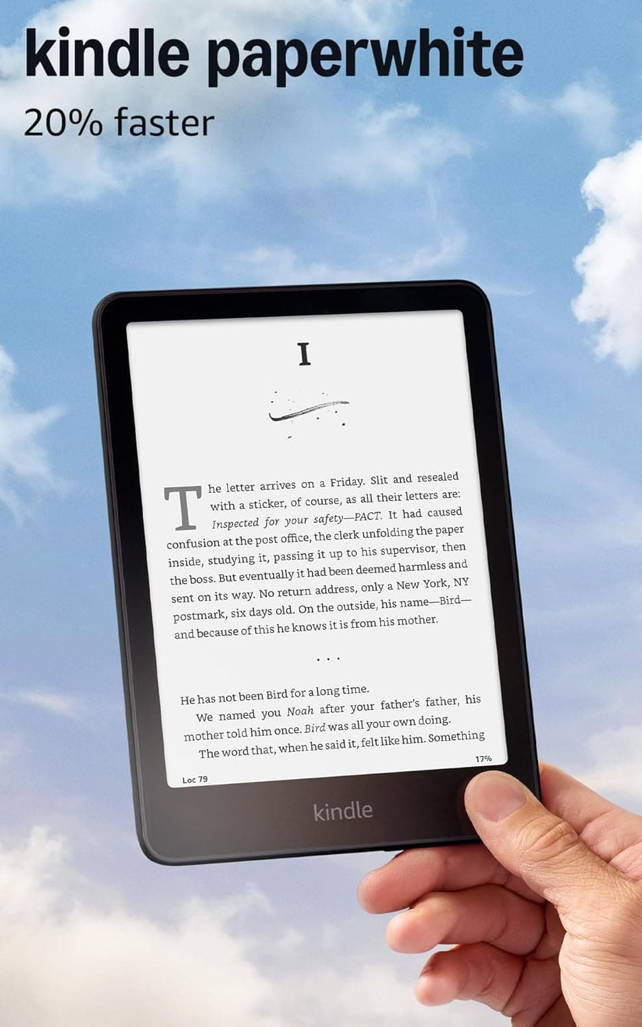 Amazon Kindle Paperwhite 16GB (newest model), 20% faster, with glare-free display and weeks of battery life, Black