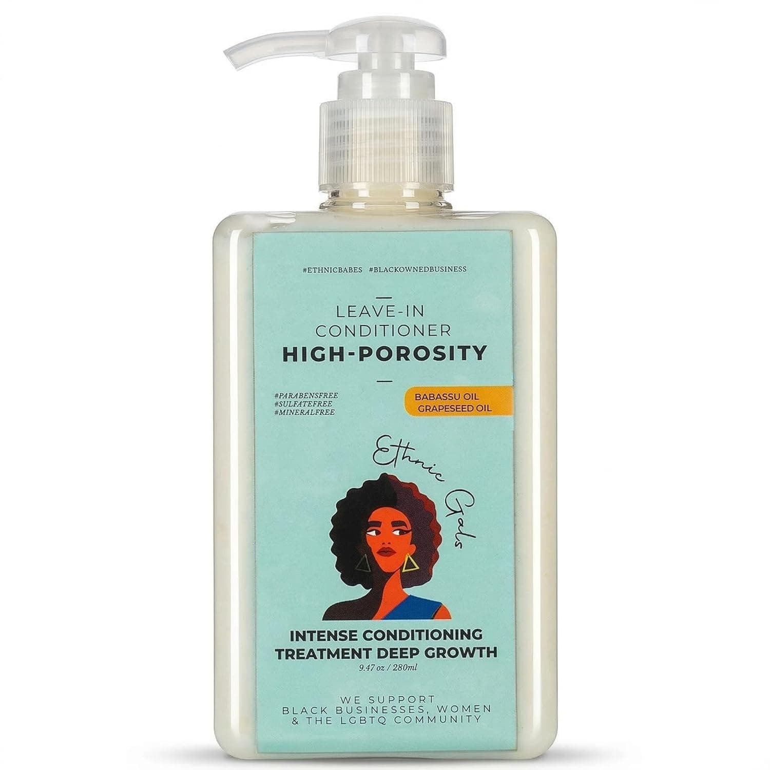 High Porosity Leave In Conditioner with Shea Butter & Aloe