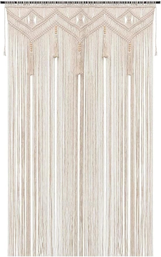 GCOVELIS Boho Curtains for Bedroom Macrame for Windows Living Room Boh