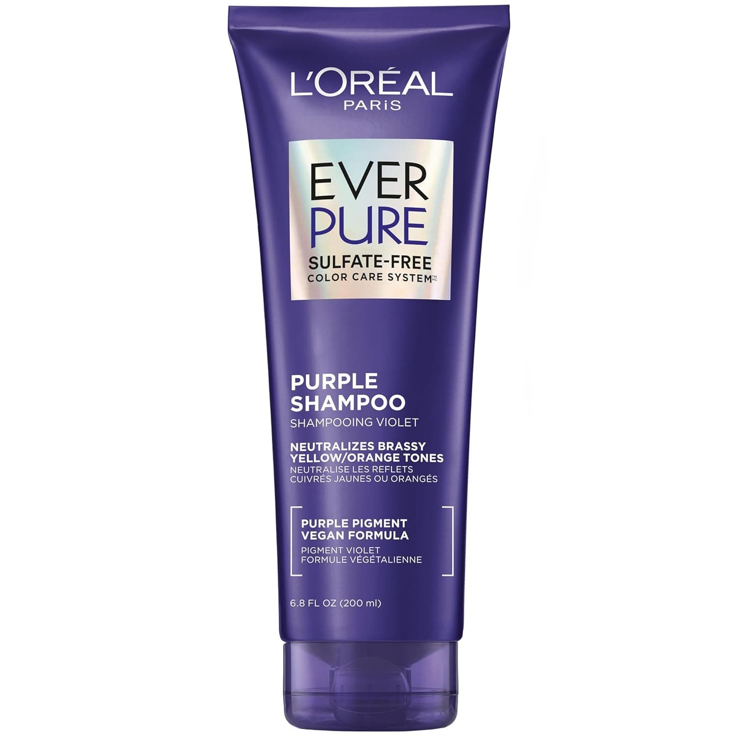 L'Oreal Paris EverPure Brass Toning Purple Shampoo, 6.8 fl. oz