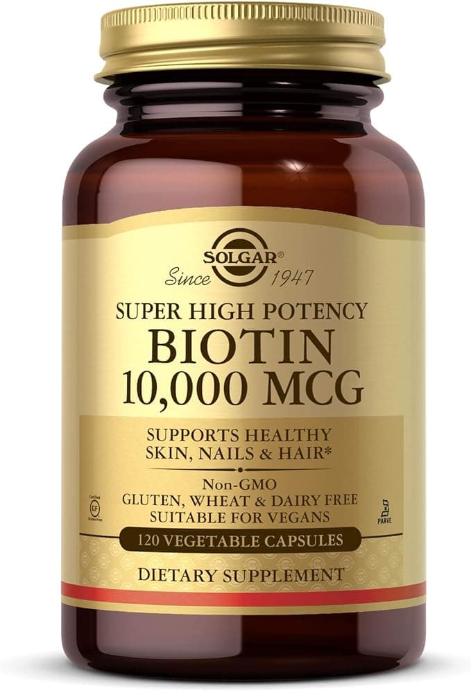 Solgar Biotin 10,000mcg Vegetable Capsules