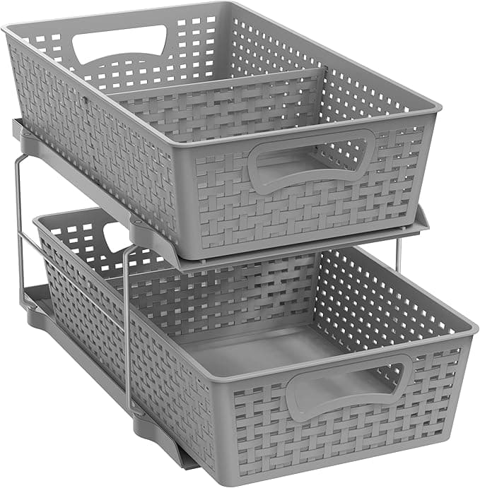 Delamu Bathroom Under Sink Organizer