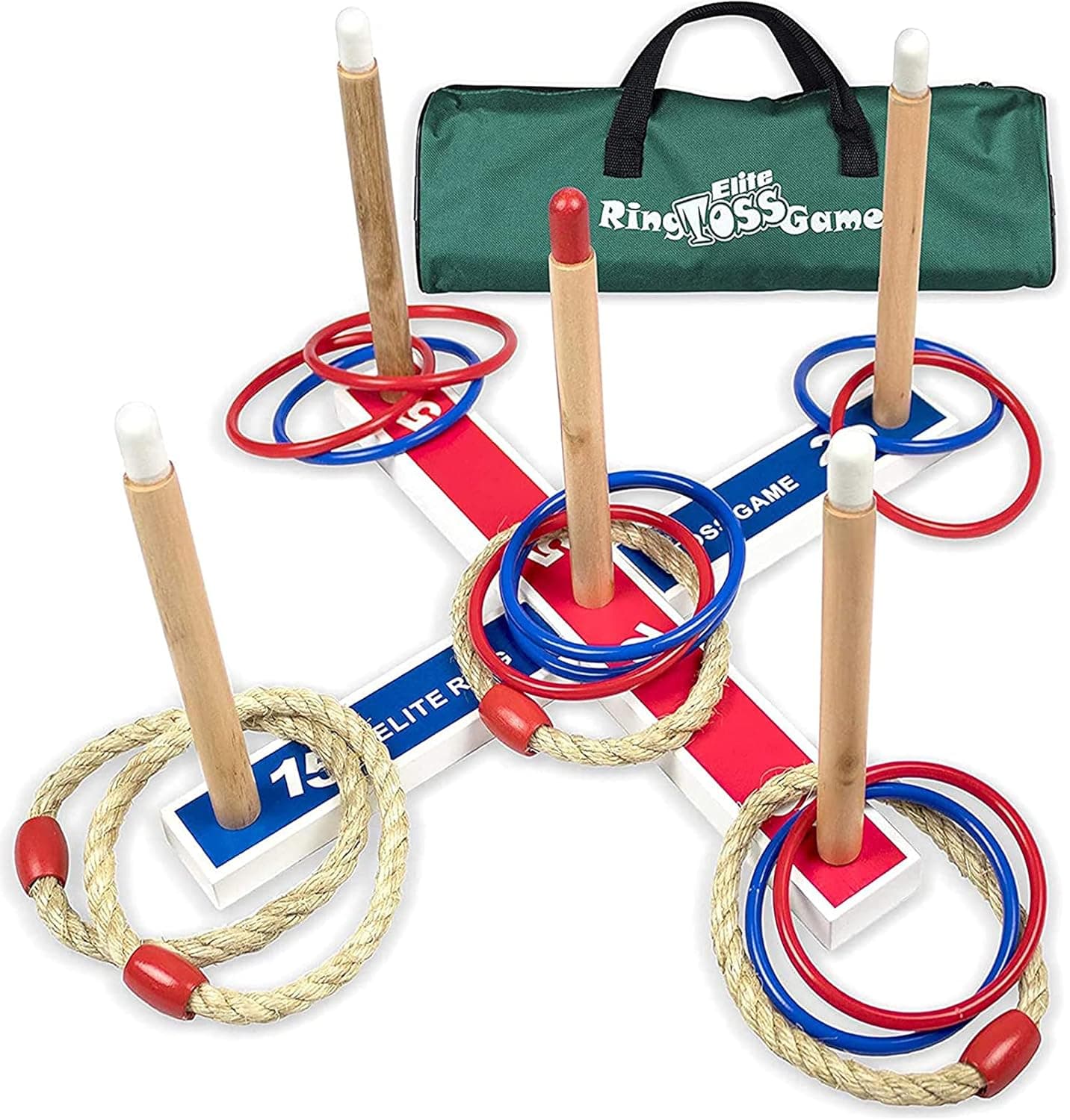 Elite Sportz Ring Toss Games for Kids - Outdoor Yard Game for Family