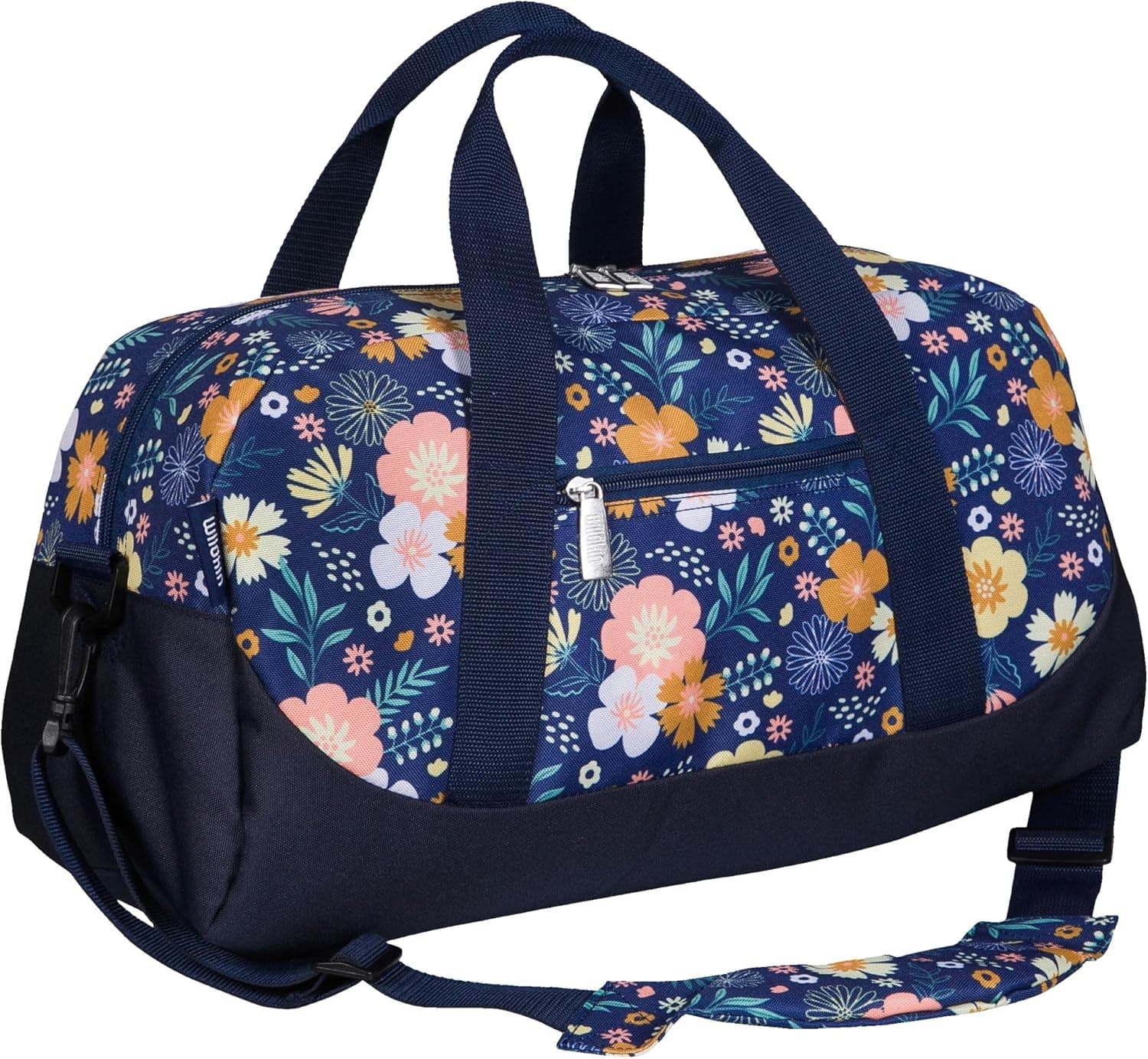 Wildkin Kids Overnighter Duffel Bag, Wildflower Bloom