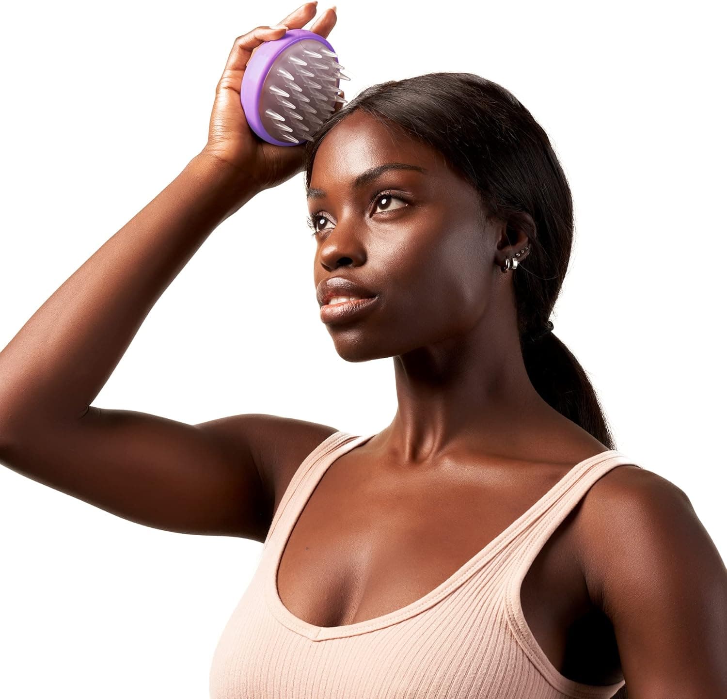 Vitagoods Scalp Massaging Shampoo Brush - Handheld Vibrating Massager, Water-Resistant Device