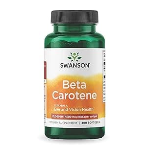 Swanson Beta-Carotene 25,000 IU Eye & Skin Health