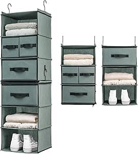SMIRLY 6 Shelf Hanging Closet Organizer
