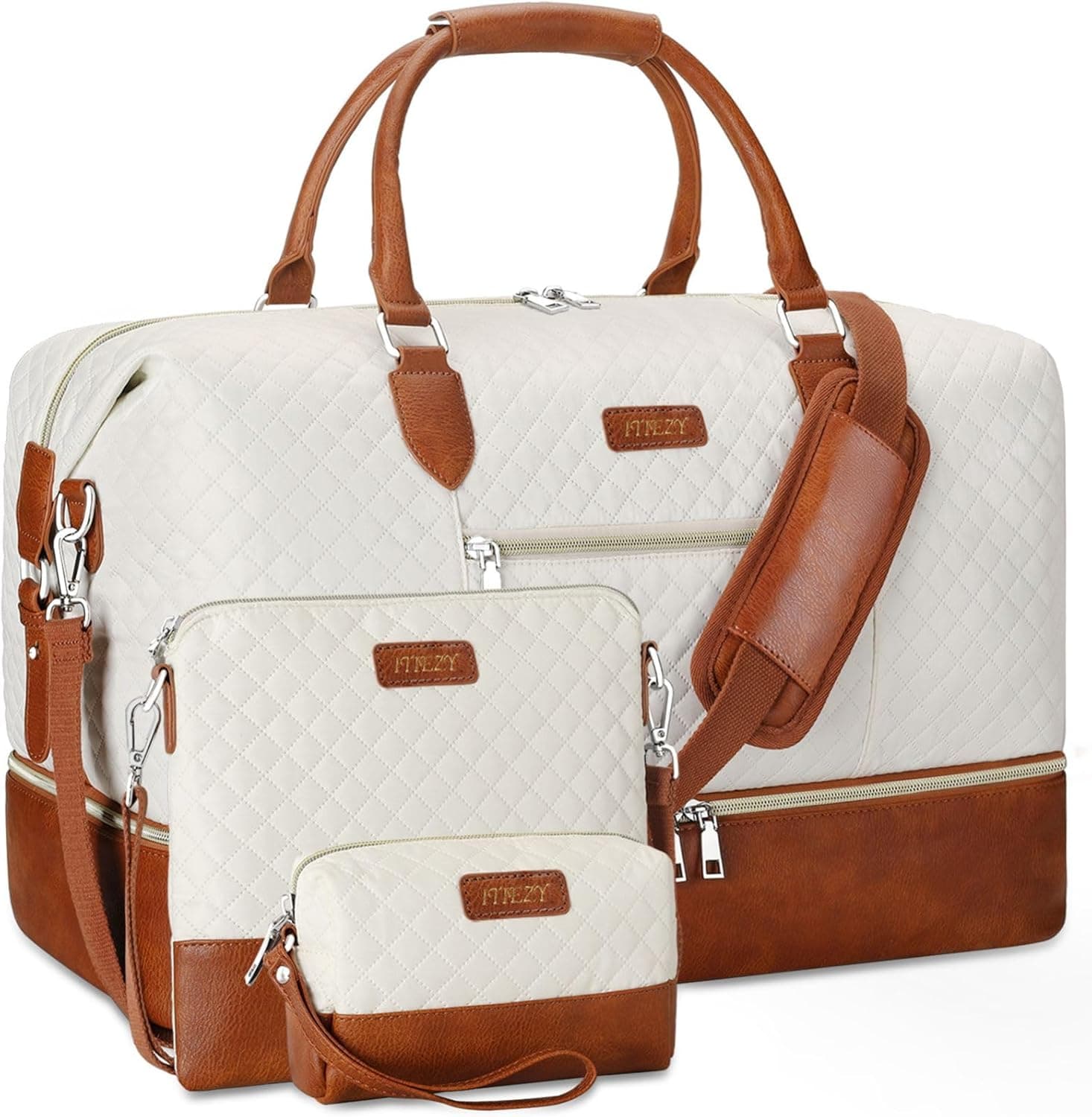 Weekender Bag for Women with Shoe Compartment