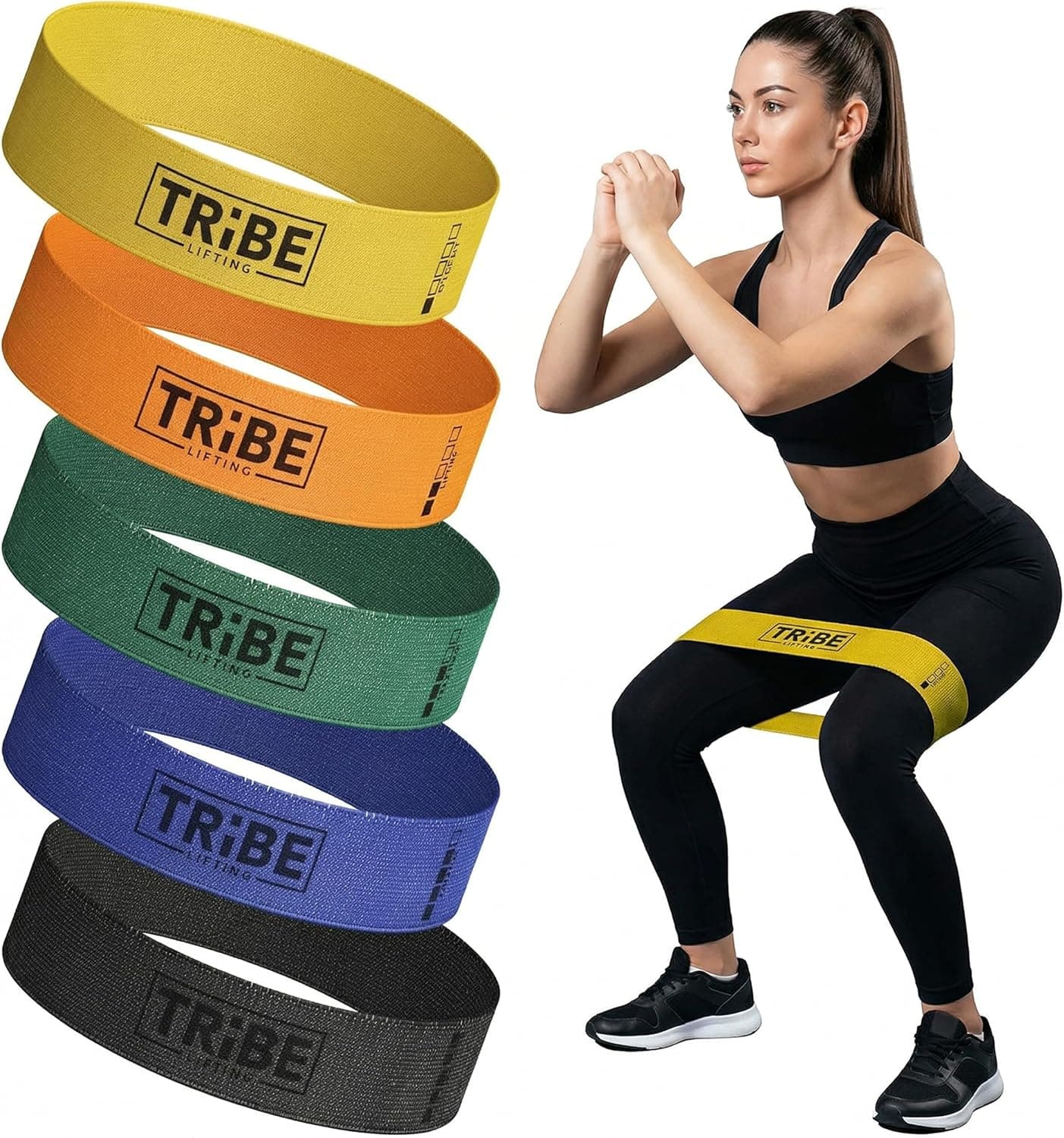 Tribe Lifting Fabric Resistance Bands