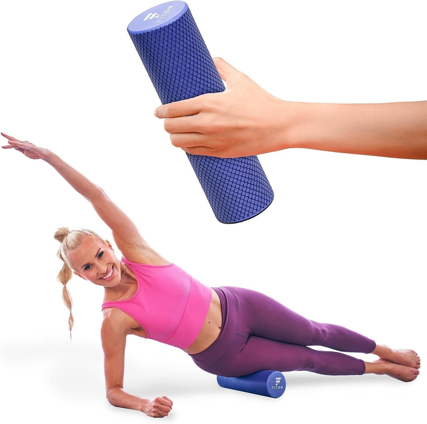 FitOn 12-Inch Compact Travel Foam Roller