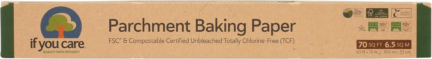 If You Care Unbleached Parchment Baking Paper, 70 Sq Ft