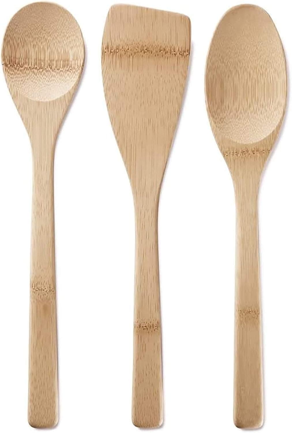 bambu 12" Bamboo Kitchen Basics Cooking Utensils, Set of 3