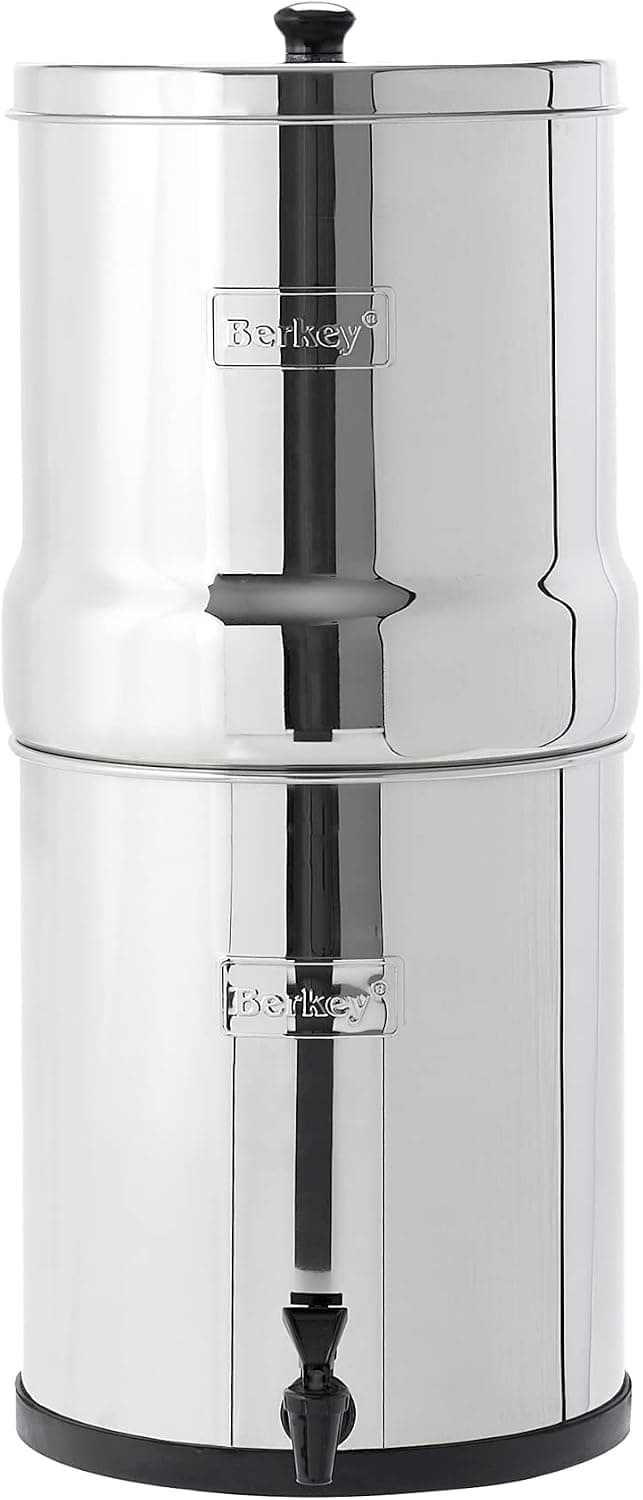 Big Berkey Gravity-Fed Stainless Steel Water Filter, 2.25 Gallon