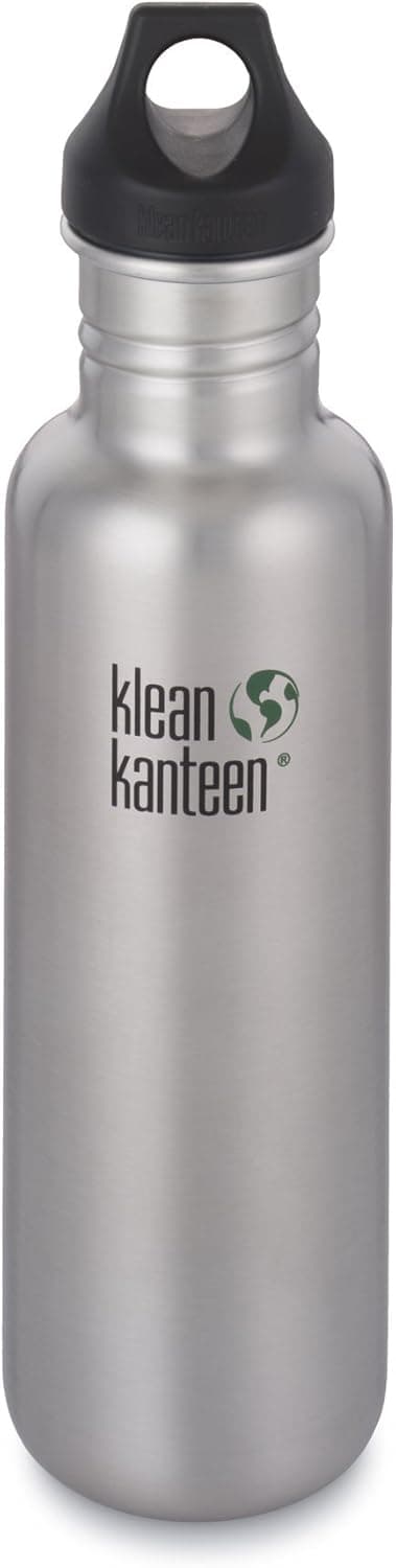 Klean Kanteen 18oz Classic Stainless Steel Water Bottle