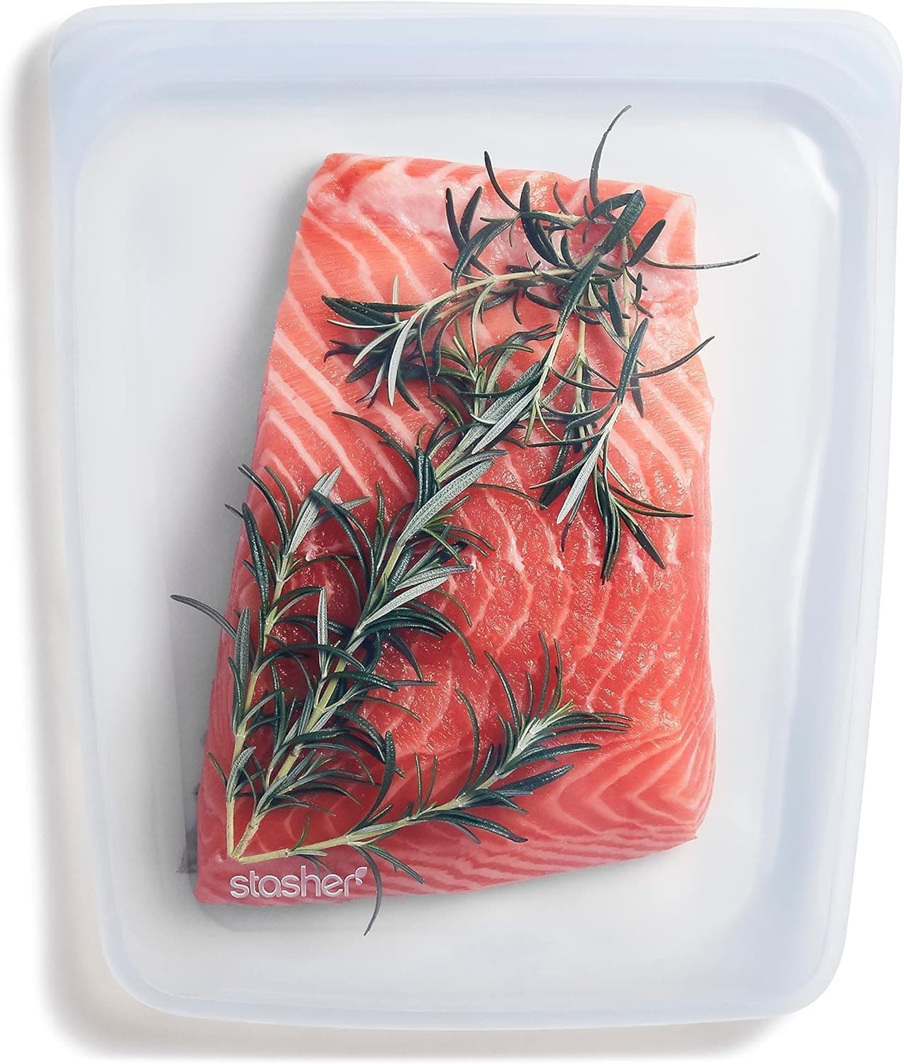 Stasher Silicone Reusable Storage Bag, Half Gallon, 64 oz