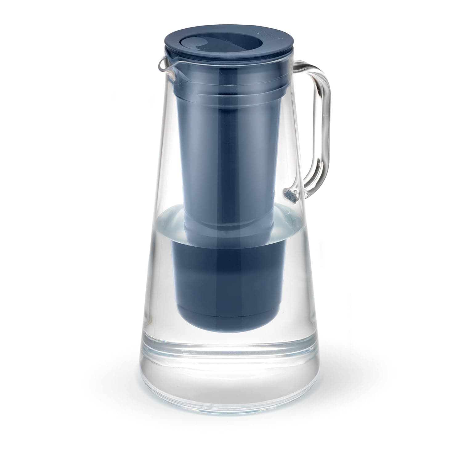 LifeStraw Home Water Filter Pitcher, 7-Cup, Midnight Blue
