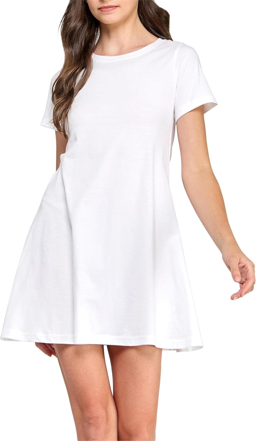 GREEN VOYAGE Women's GOTS Certified 100% Organic Cotton T-Shirt Dress