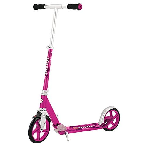 Razor A5 Lux Kick Scooter for Kids Ages 8+ - 8 Inch Urethane Wheels, Anodized Finish Featuring Bold Colors and Graphics, for Riders up to 220 lbs