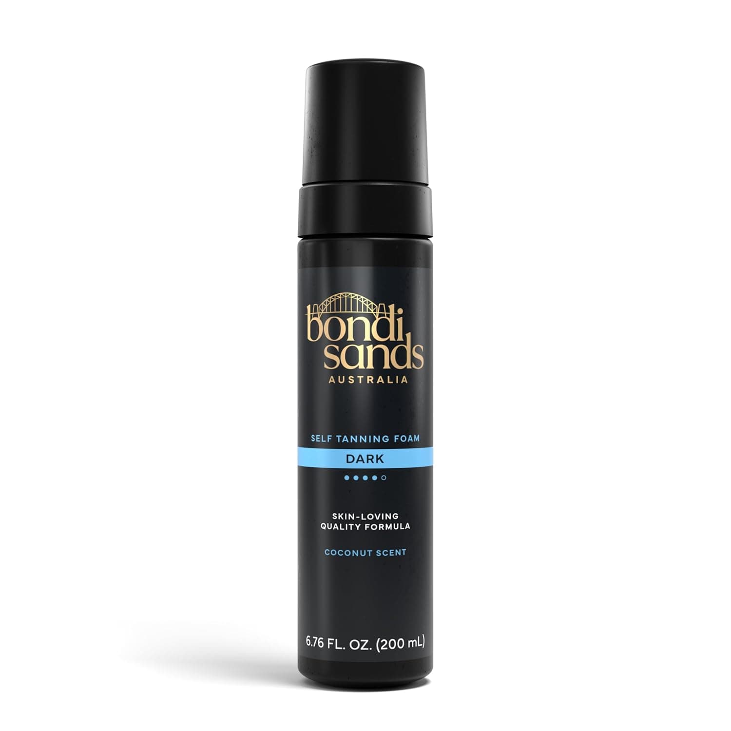 Bondi Sands Dark Self Tanning Foam | Lightweight, Self-Tanner Foam Enriched with Aloe Vera and Coconut Provides an Even, Streak-Free Tan | 6.76 oz/200 mL