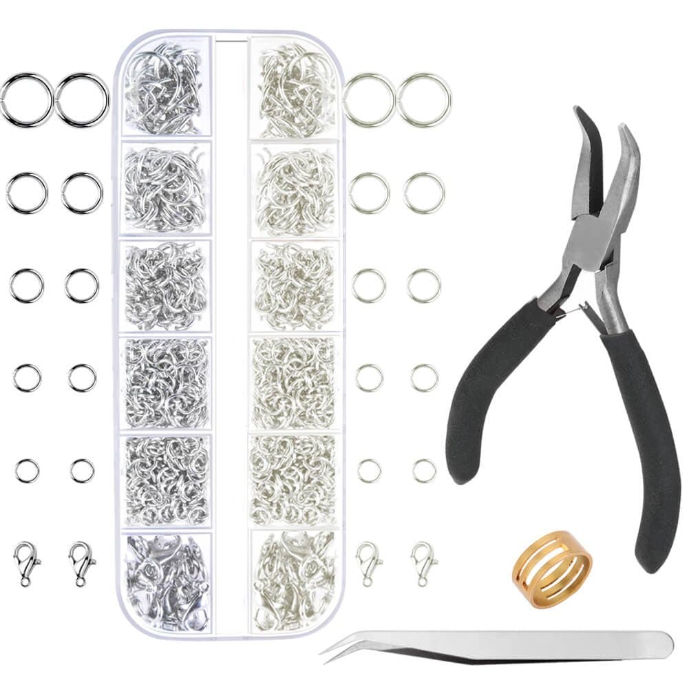 Anezus Jump Rings for Jewelry Making with Jump Ring Pliers