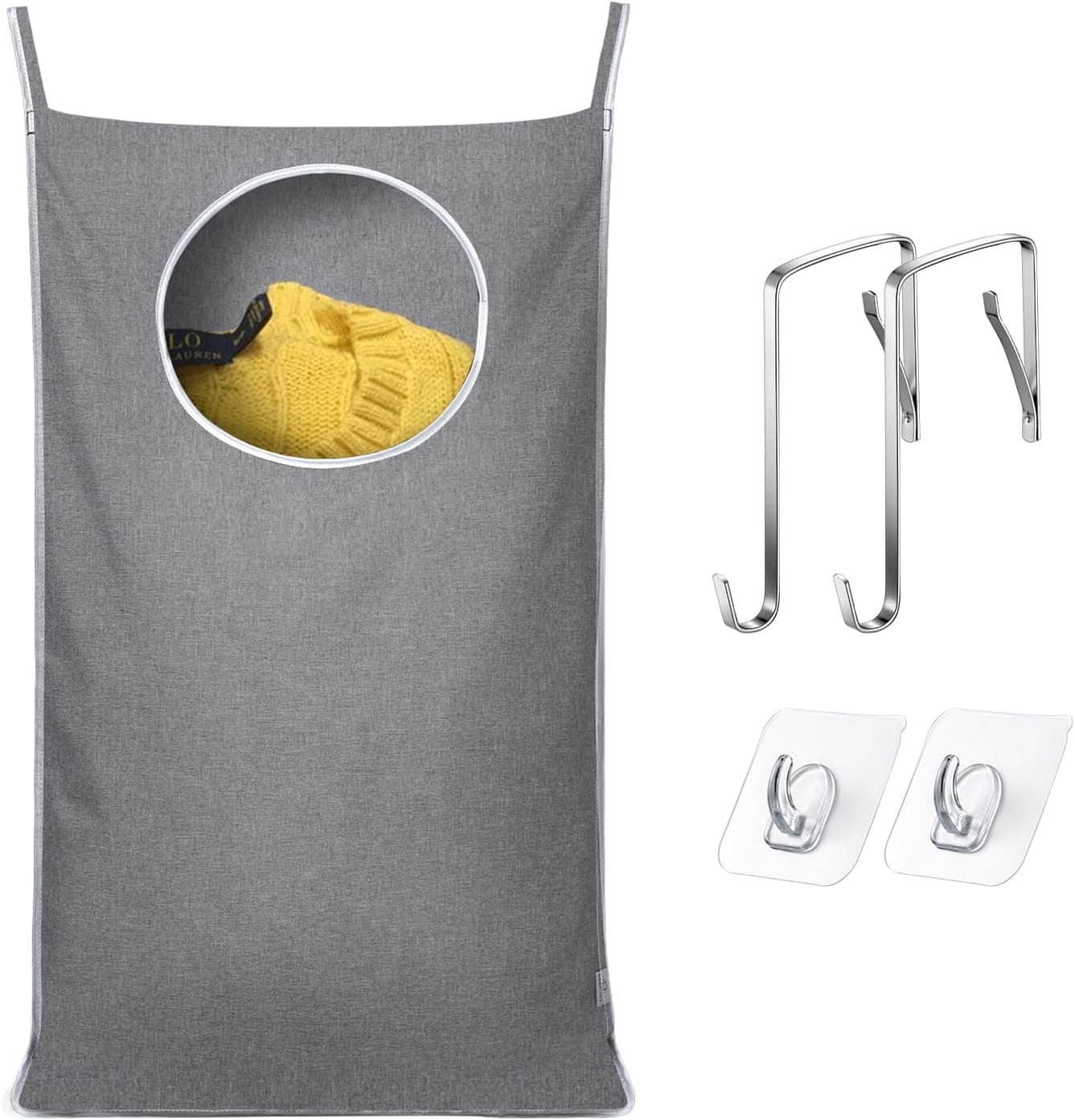 KEEPJOY Hanging Laundry Hamper Bag Over Door