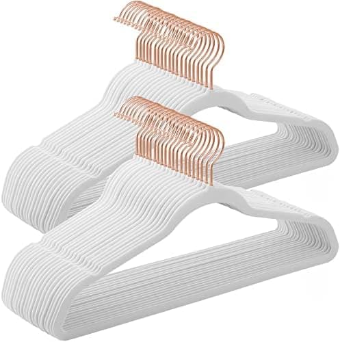 SONGMICS Slim Velvet Hangers (50-Pack)